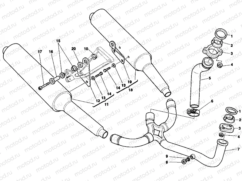 EXHAUST SYSTEM » EXHAUST SYSTEM
