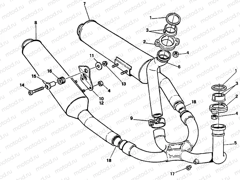 EXHAUST SYSTEM » EXHAUST SYSTEM