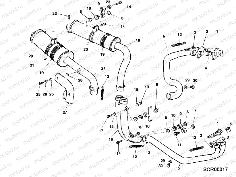 EXHAUST SYSTEM » EXHAUST SYSTEM