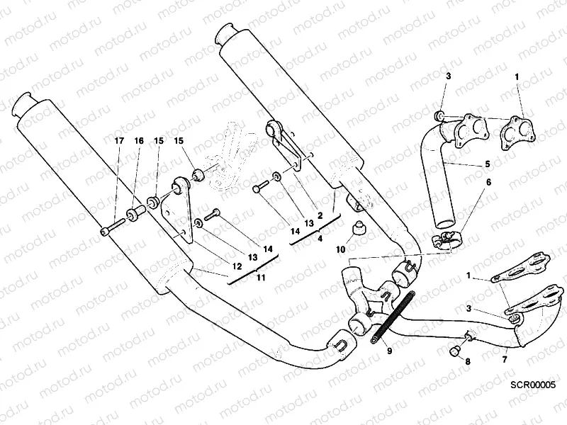 EXHAUST SYSTEM » EXHAUST SYSTEM