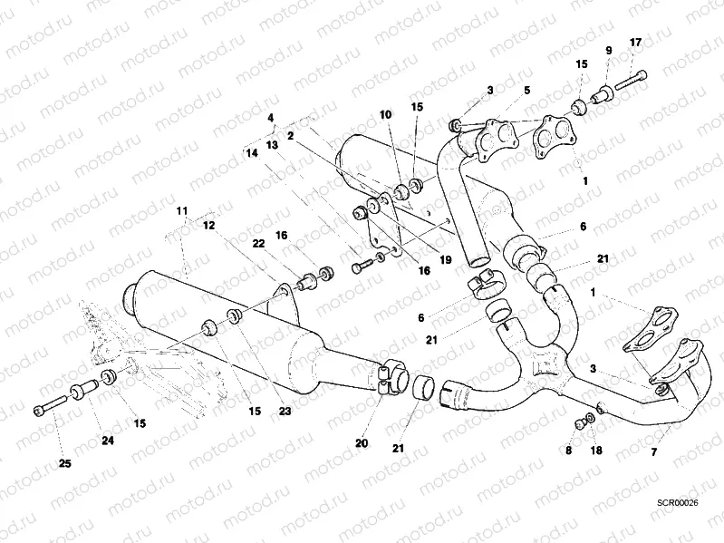 EXHAUST SYSTEM » EXHAUST SYSTEM