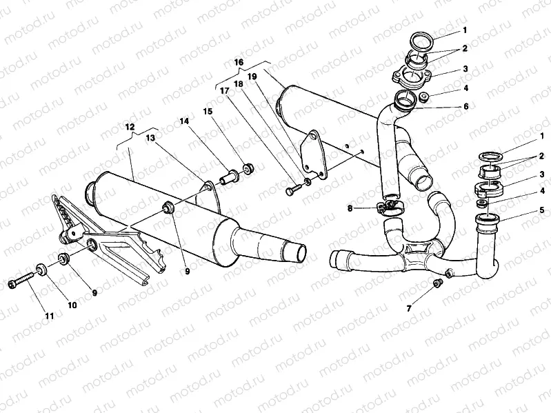 EXHAUST SYSTEM » EXHAUST SYSTEM