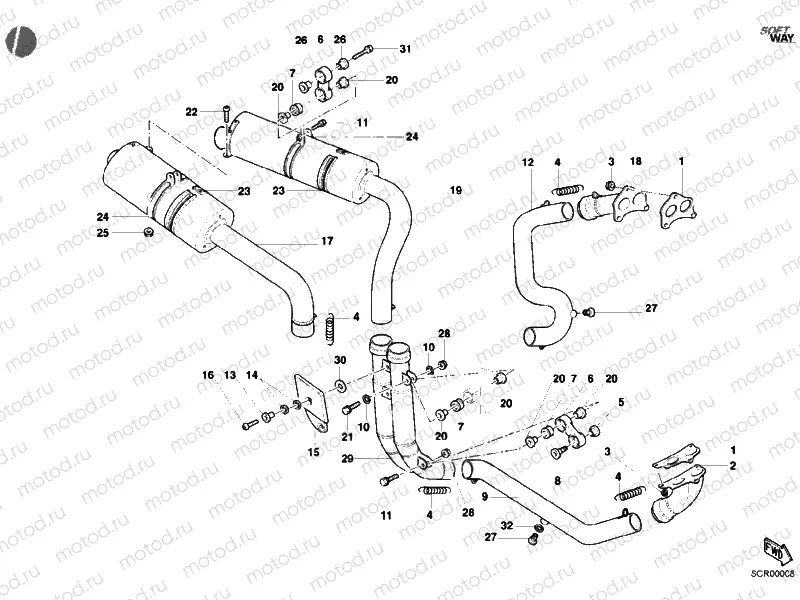 EXHAUST SYSTEM » EXHAUST SYSTEM