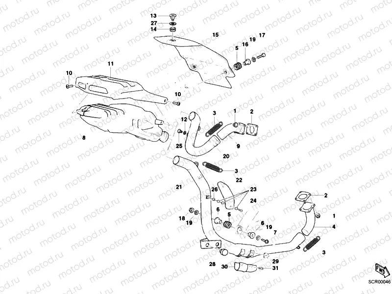 EXHAUST SYSTEM » EXHAUST SYSTEM