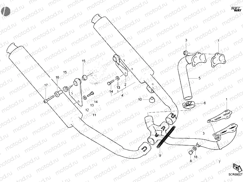 EXHAUST SYSTEM » EXHAUST SYSTEM