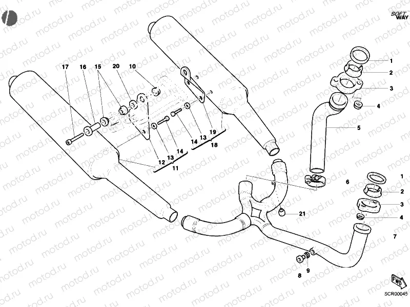 EXHAUST SYSTEM » EXHAUST SYSTEM