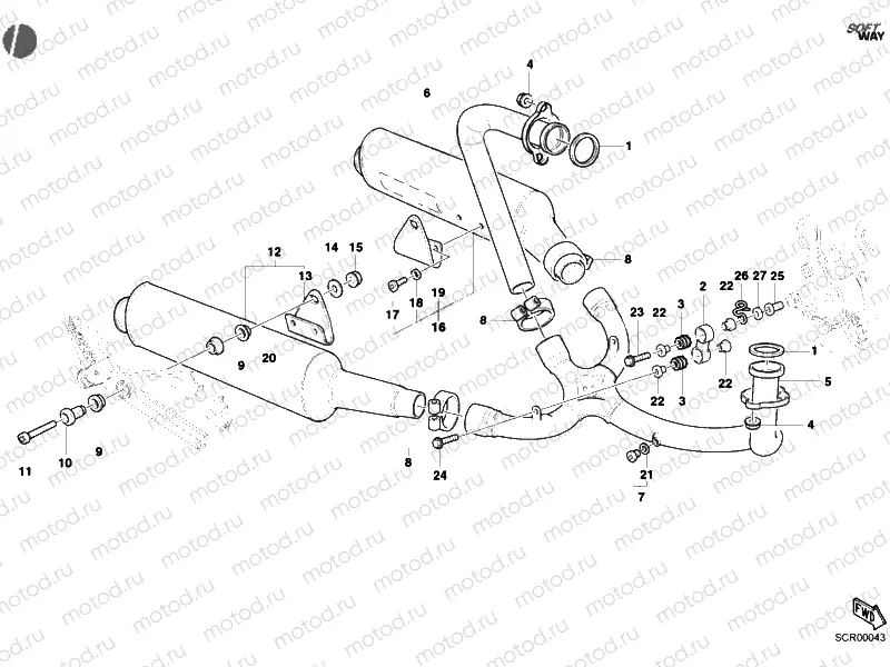 EXHAUST SYSTEM » EXHAUST SYSTEM