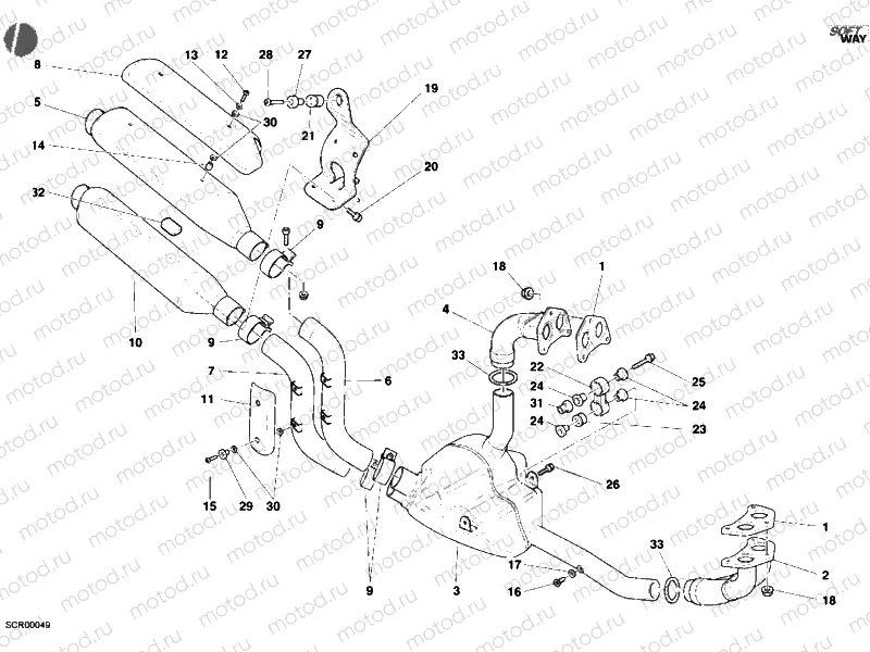 EXHAUST SYSTEM » EXHAUST SYSTEM
