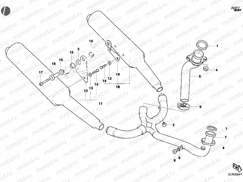 EXHAUST SYSTEM » EXHAUST SYSTEM