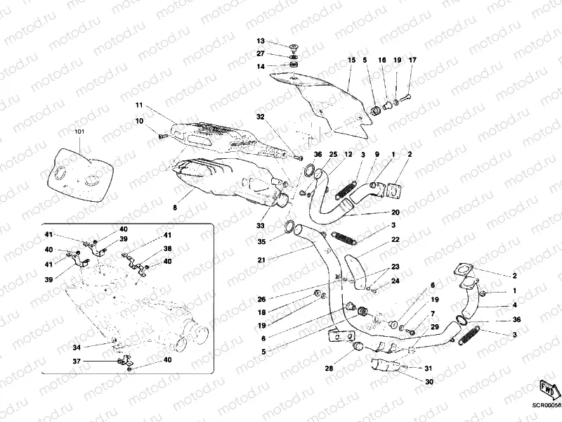 EXHAUST SYSTEM » EXHAUST SYSTEM