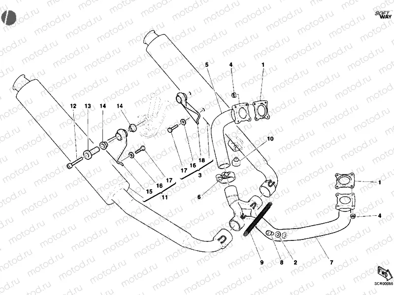 EXHAUST SYSTEM » EXHAUST SYSTEM