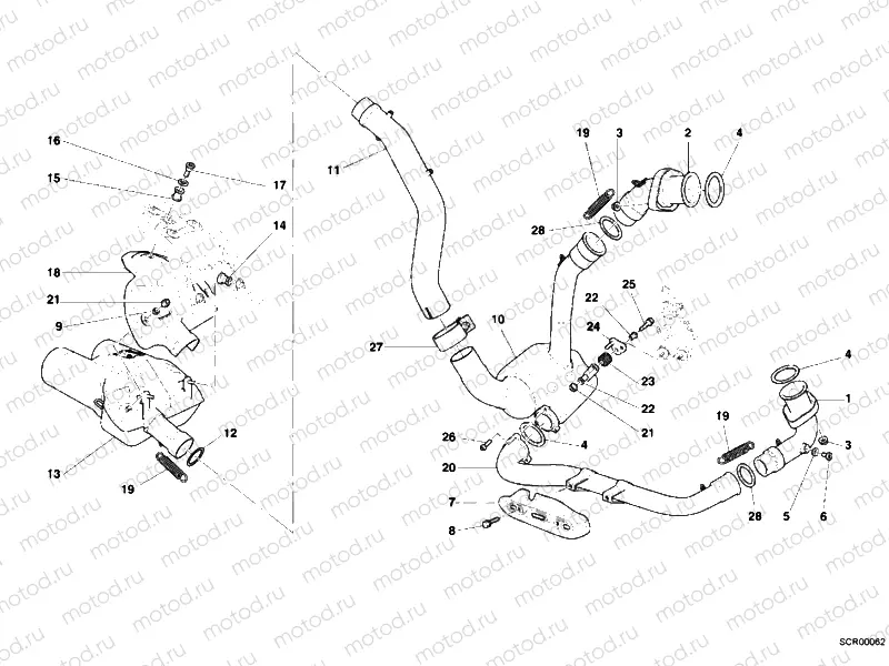 EXHAUST SYSTEM » EXHAUST SYSTEM