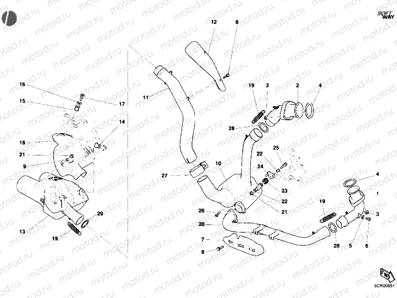 EXHAUST SYSTEM » EXHAUST SYSTEM