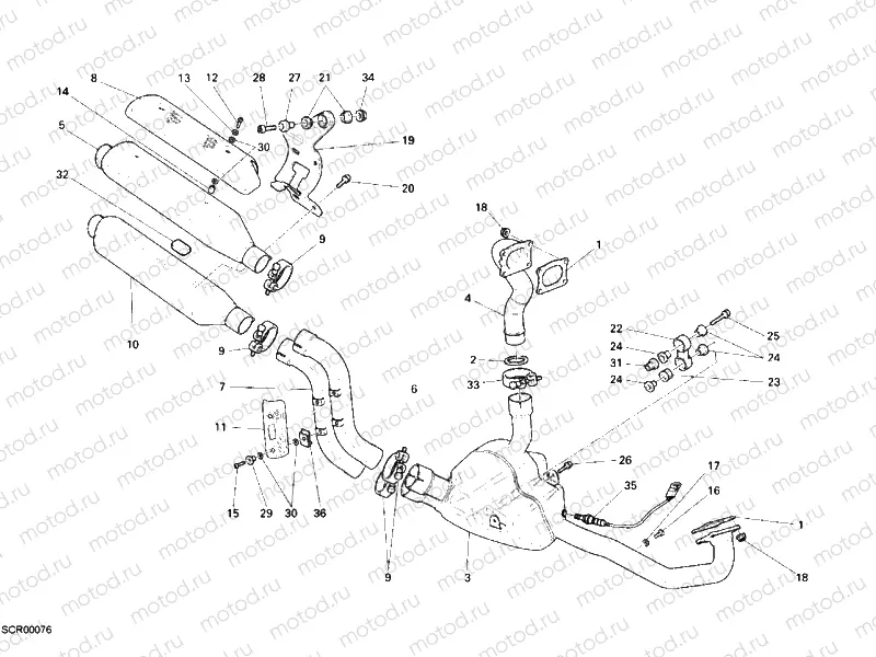 EXHAUST SYSTEM » EXHAUST SYSTEM