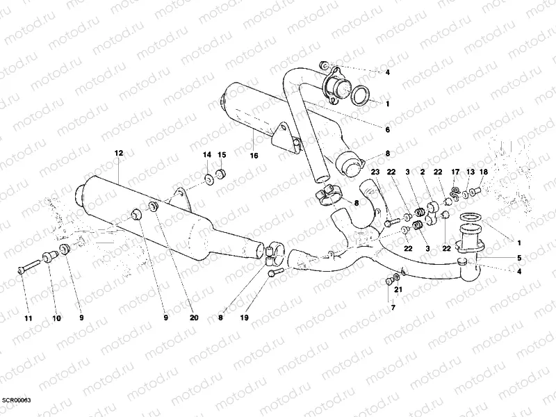 EXHAUST SYSTEM » EXHAUST SYSTEM