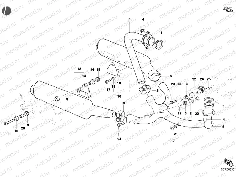 EXHAUST SYSTEM » EXHAUST SYSTEM