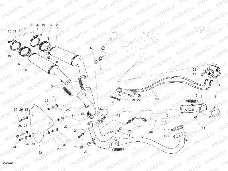 EXHAUST SYSTEM » EXHAUST SYSTEM