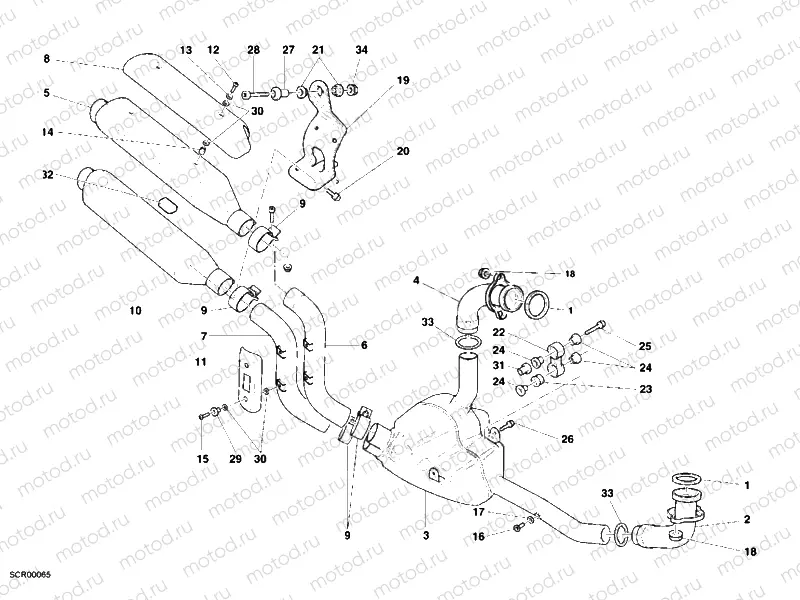 EXHAUST SYSTEM » EXHAUST SYSTEM