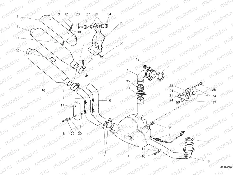EXHAUST SYSTEM » EXHAUST SYSTEM
