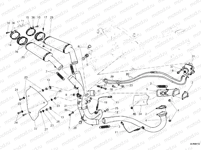 EXHAUST SYSTEM » EXHAUST SYSTEM