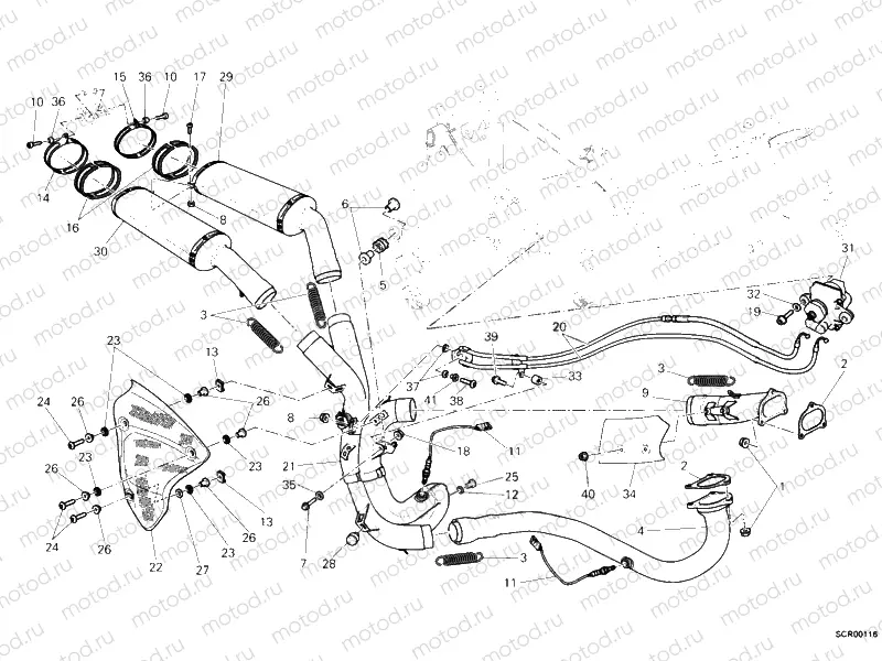 EXHAUST SYSTEM » EXHAUST SYSTEM