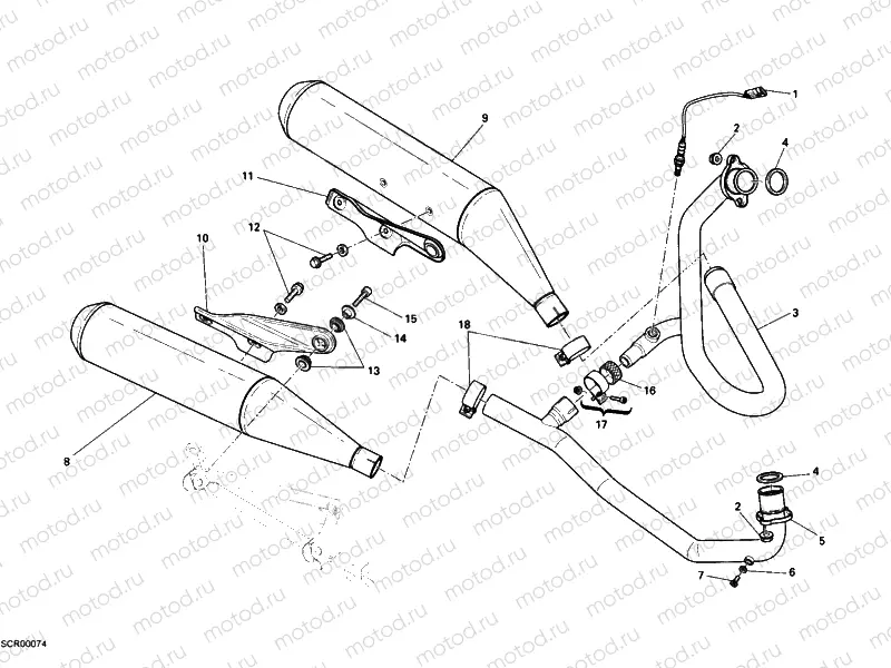 EXHAUST SYSTEM » EXHAUST SYSTEM