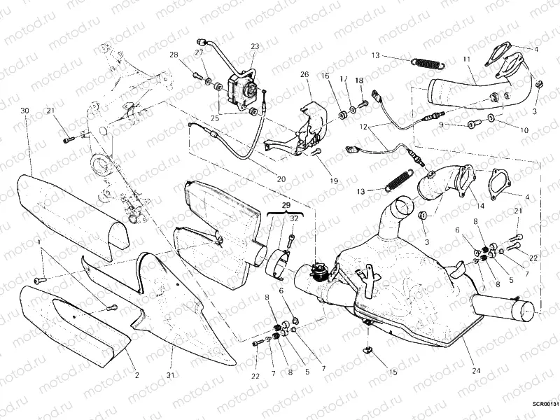 EXHAUST SYSTEM » EXHAUST SYSTEM
