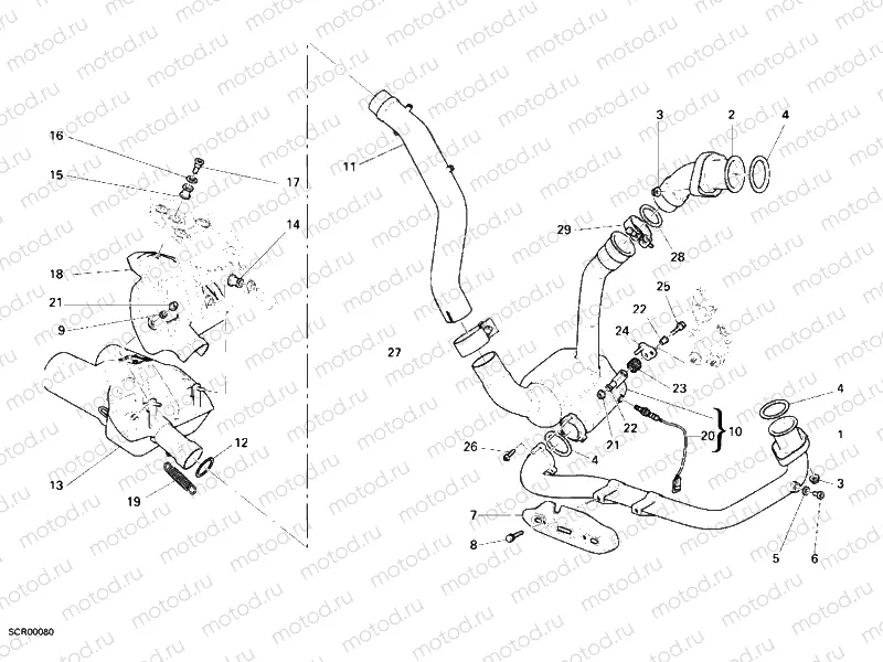 EXHAUST SYSTEM » EXHAUST SYSTEM