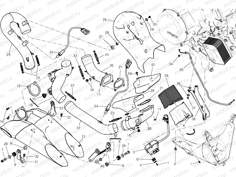 EXHAUST SYSTEM » EXHAUST SYSTEM