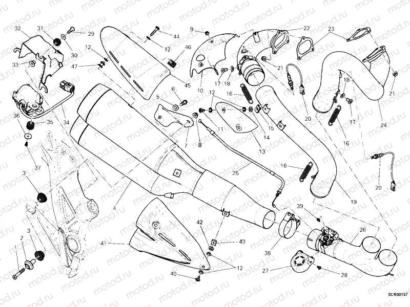 EXHAUST SYSTEM » EXHAUST SYSTEM
