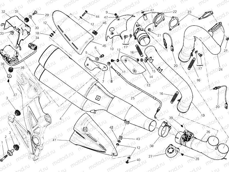 EXHAUST SYSTEM » EXHAUST SYSTEM