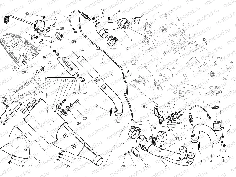 EXHAUST SYSTEM » EXHAUST SYSTEM