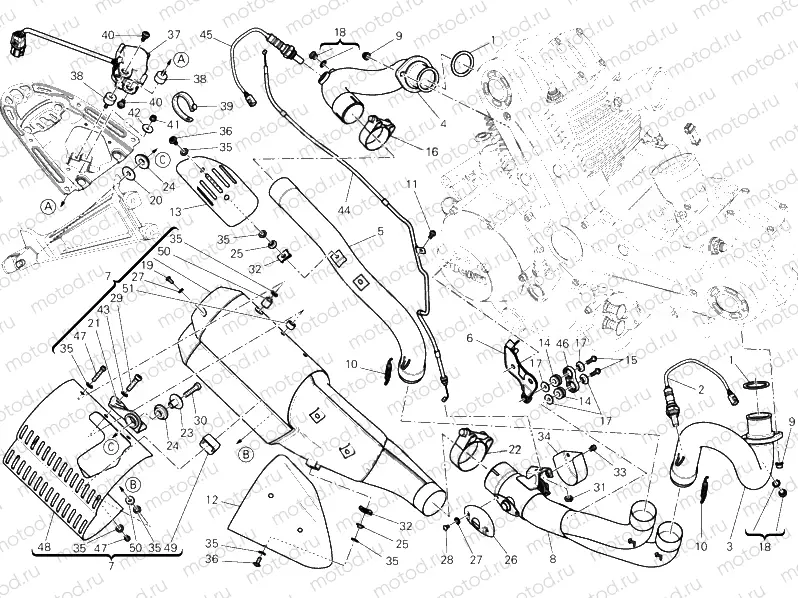 EXHAUST SYSTEM » EXHAUST SYSTEM