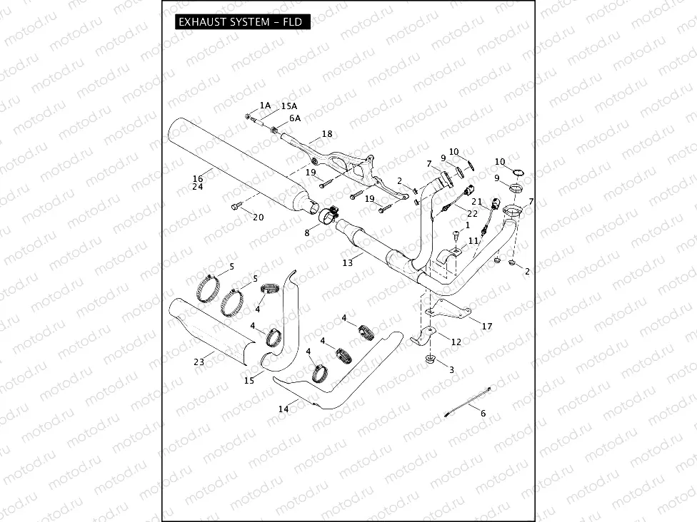 EXHAUST SYSTEM - FLD