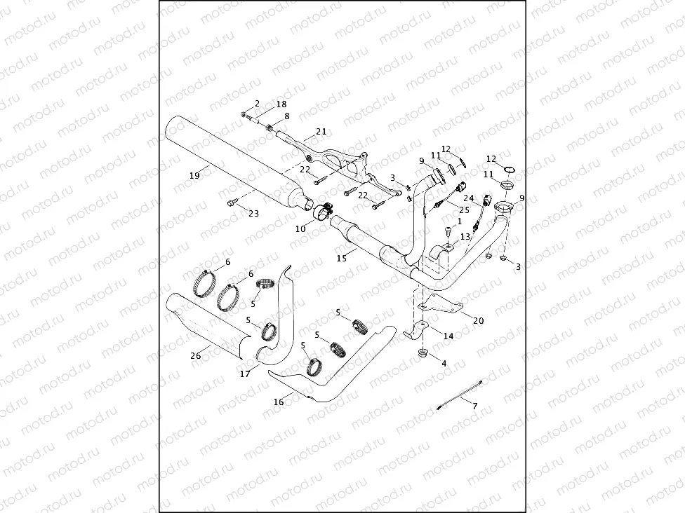 EXHAUST SYSTEM - FLD