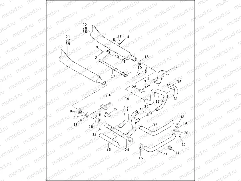 EXHAUST SYSTEM - FLSTS/I