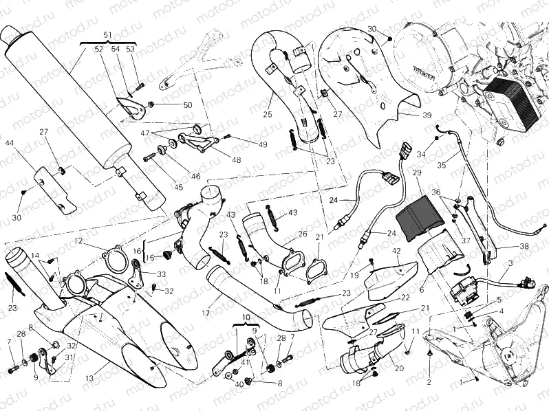 EXHAUST SYSTEM (JAP) » EXHAUST SYSTEM