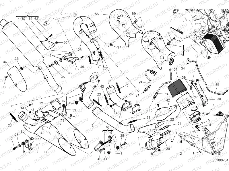 EXHAUST SYSTEM (JAP) » EXHAUST SYSTEM