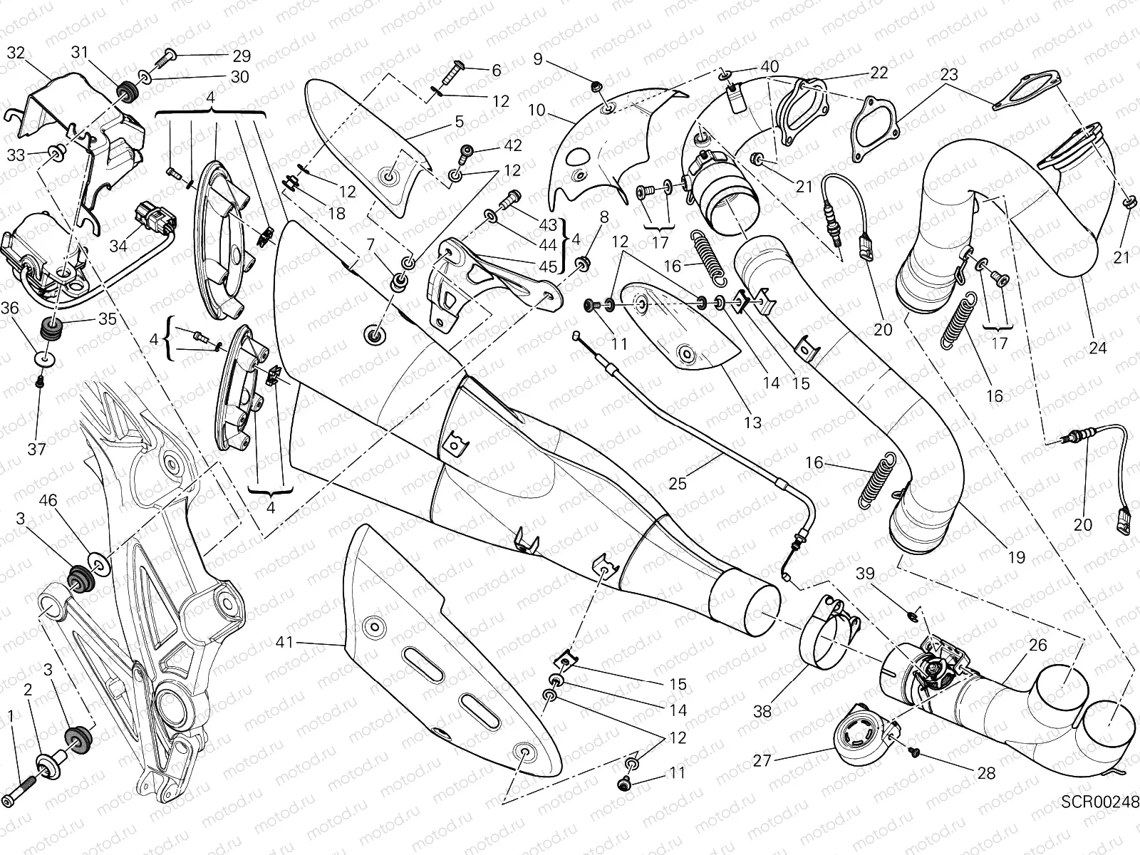 EXHAUST SYSTEM [MOD:DVLC]