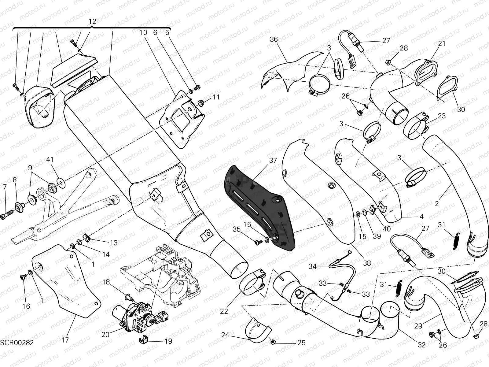 EXHAUST SYSTEM [MOD:M1200S25]