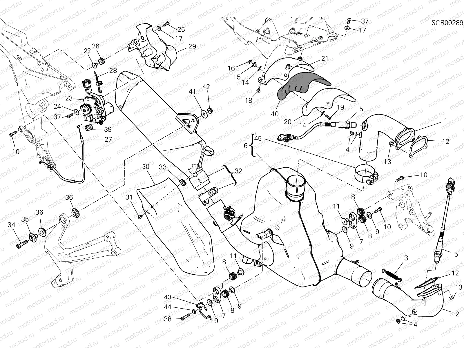 EXHAUST SYSTEM [MOD:MS1260E]