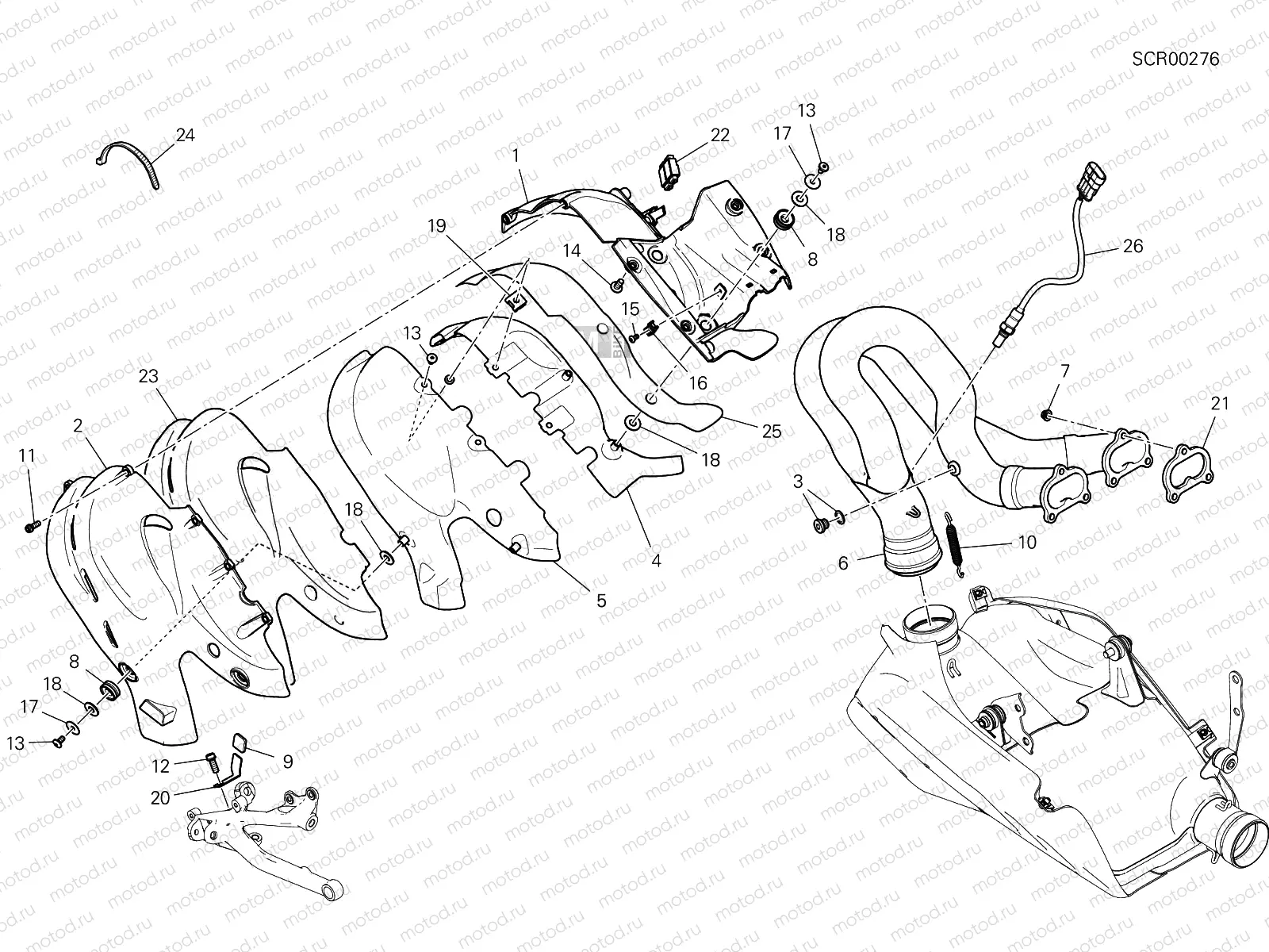 EXHAUST SYSTEM [MOD:PANV4]