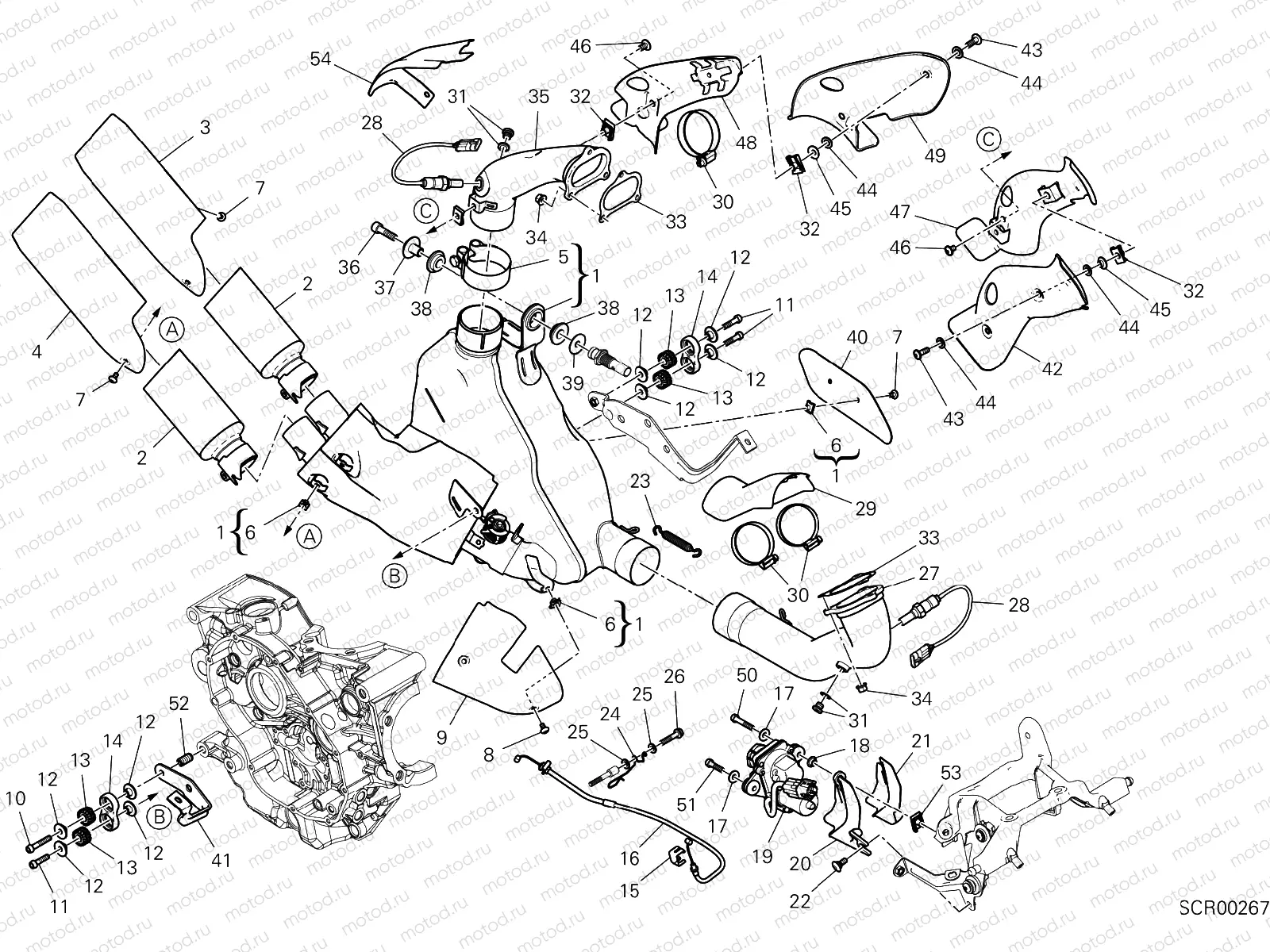 EXHAUST SYSTEM [MOD:SS 939]