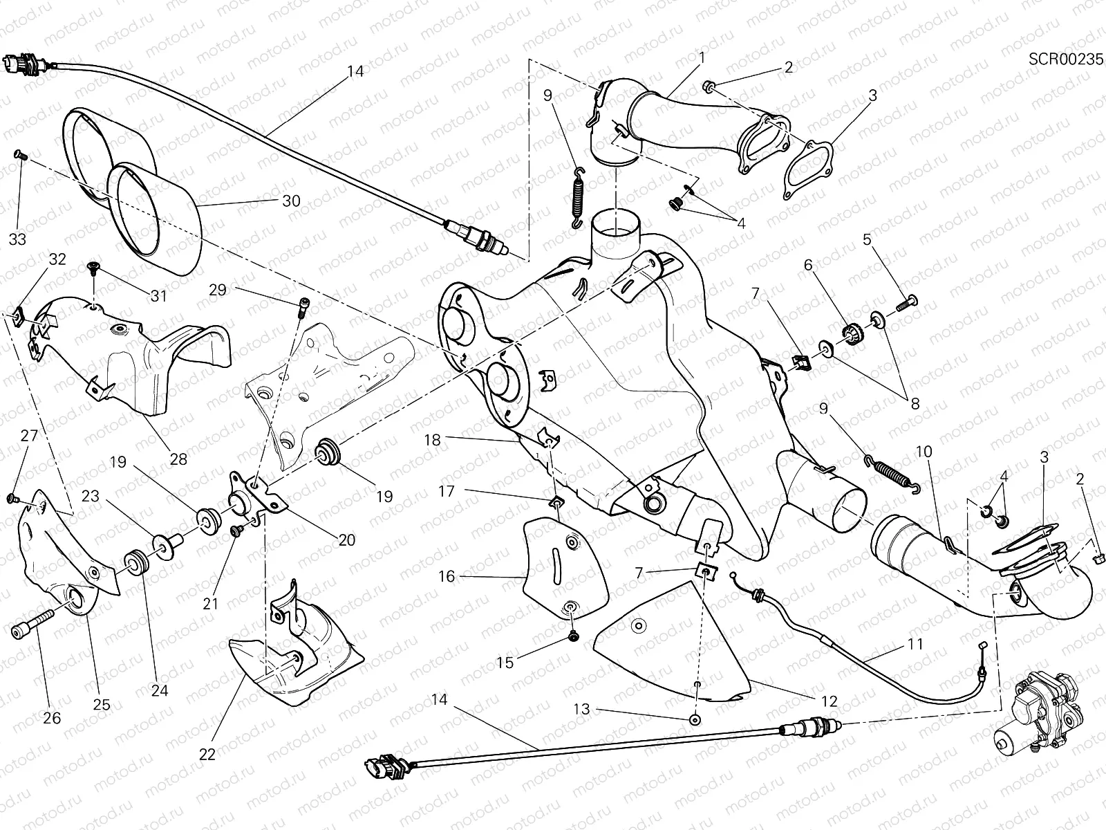 EXHAUST SYSTEM [MOD:XDIAVELS]