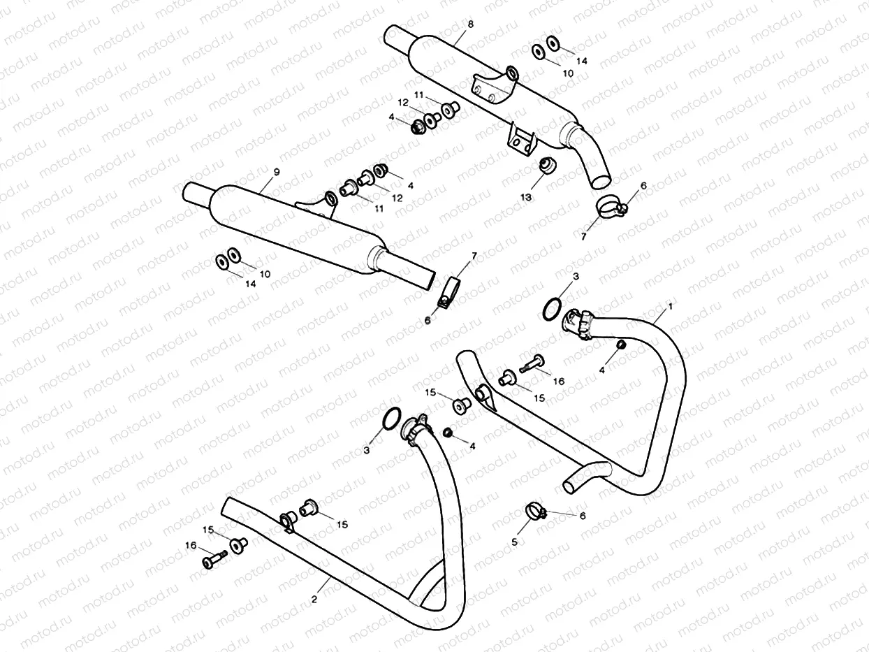 Exhaust System - N/A to Bonnevil