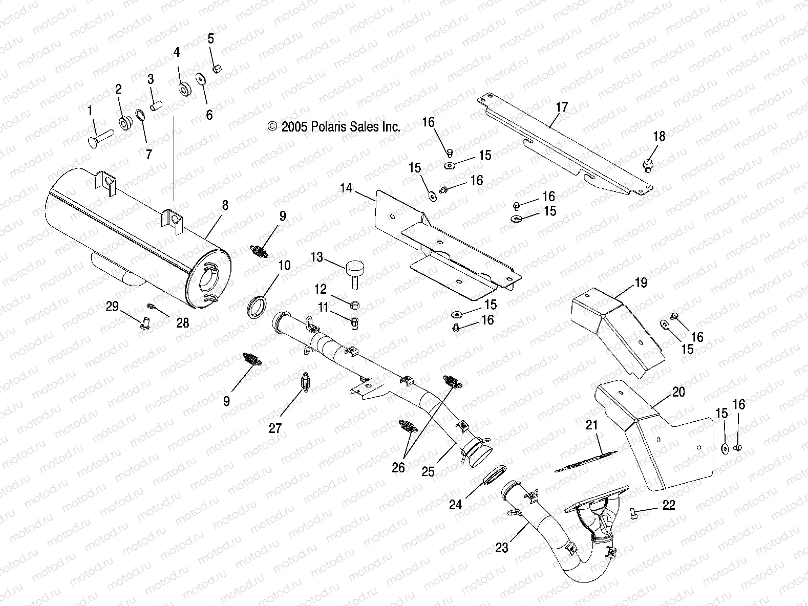 EXHAUST SYSTEM - R06RF68AA (4999202259920225B03) | EXHAUST SYSTEM - R06RF68AA (4999202259920225B03)