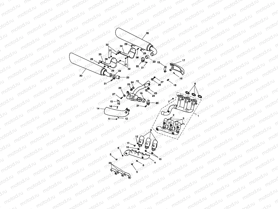 Exhaust System Roadster