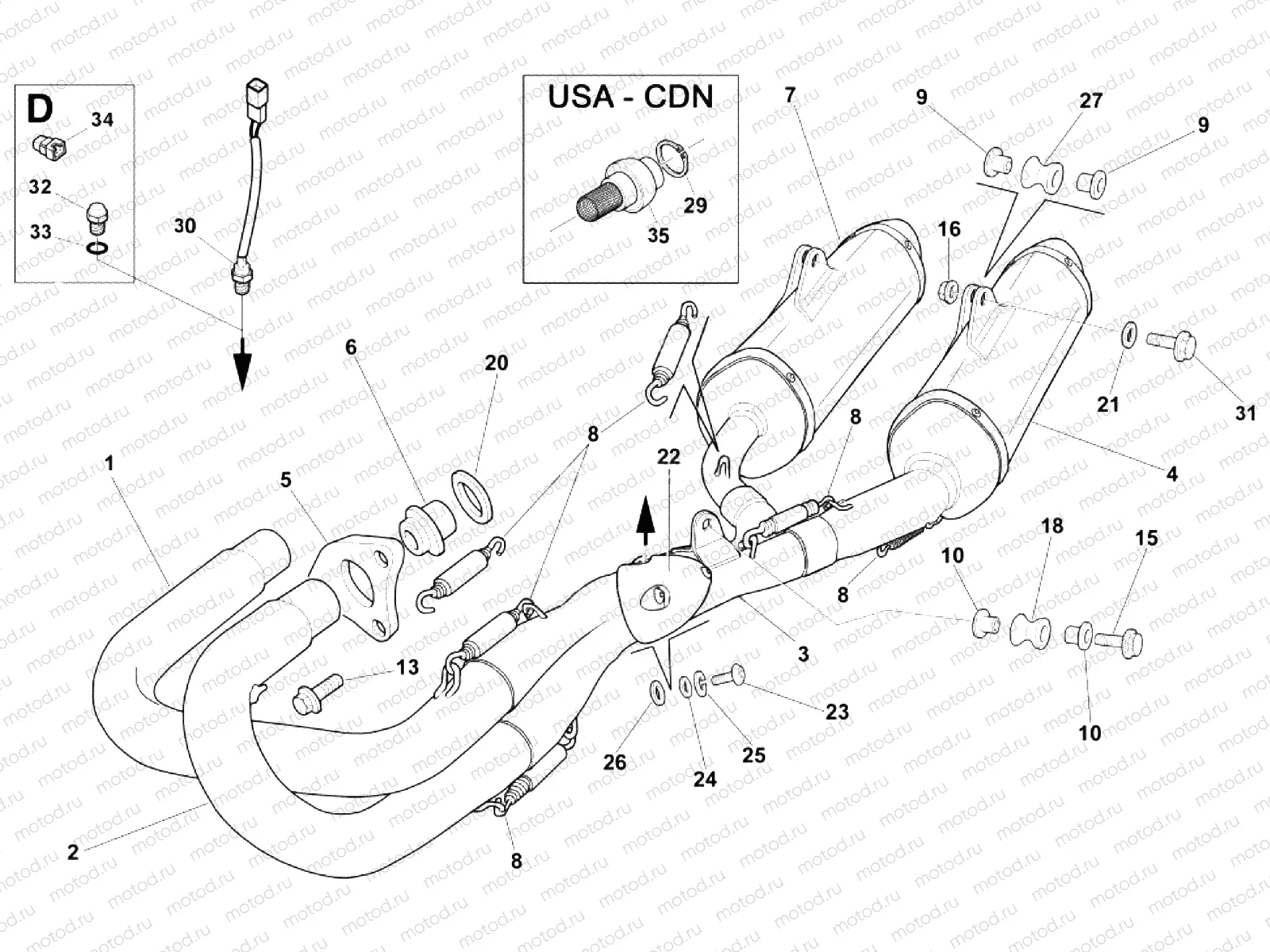 EXHAUST SYSTEM (SMR)
