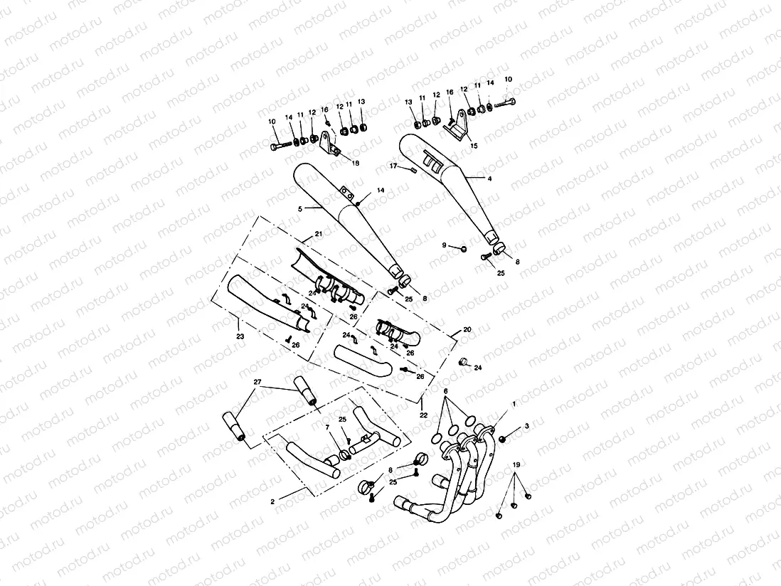 Exhaust System Sprint » 29155