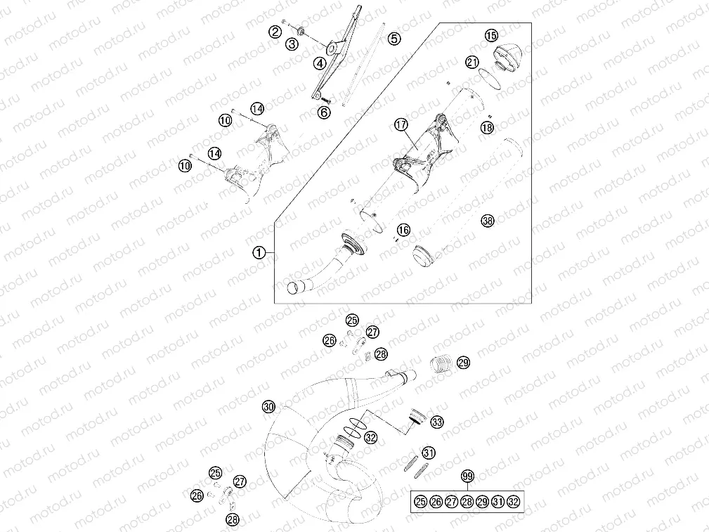 EXHAUST SYSTEM|Frame|05